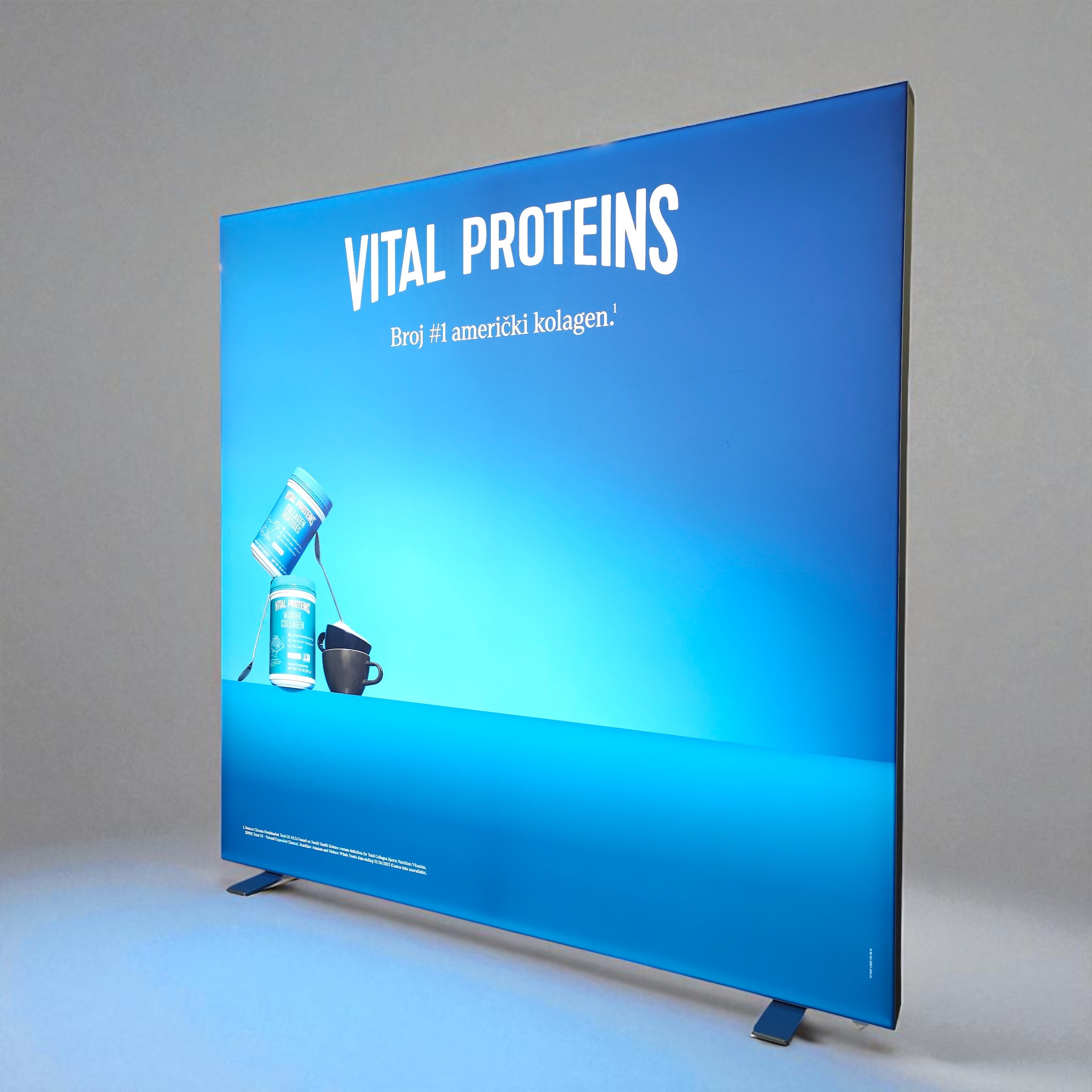 Light box Vital Proteins 200x200cm
